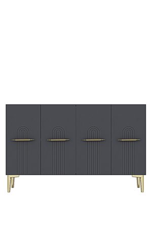 KA1215AG İDA Konsol ve Tv Sehpası Antrasit-Gold 120cm