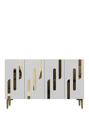 KA1229DG ECE Konsol ve Tv Sehpası Safirmeşe-Gold 120cm