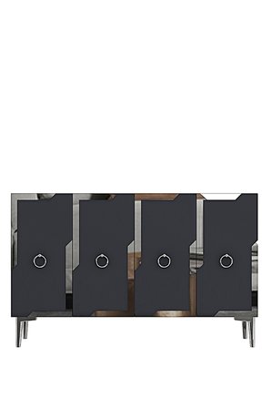 KA1233AS SEZA Konsol ve Tv Sehpası Antrasit-Silver 120cm