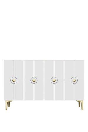 KA1235DBG ENLEM Konsol ve Tv Sehpası Safirmeşe-Beyaz-Gold 120cm