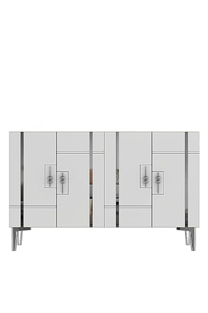 KA1242DBS MADE Konsol ve TV Sehpası SAFİRMEŞE-BEYAZ-SILVER 120CM