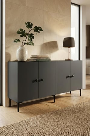 KA1518A PELLA Konsol ve TV Sehpası ANTRASİT 150CM