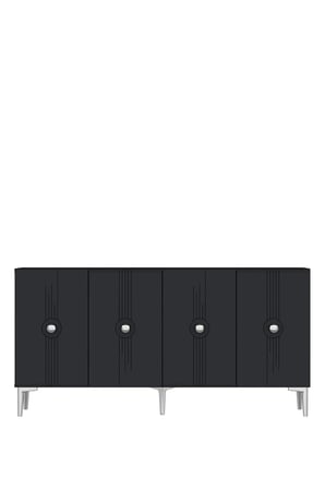 KA1543AS LURA Konsol ve TV Sehpası ANTRASİT-SILVER 150CM