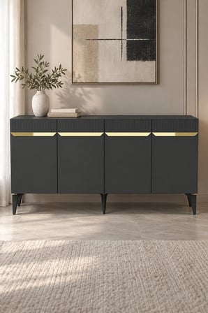 KA1544AG DUMA Konsol Antrasit-Gold 150cm