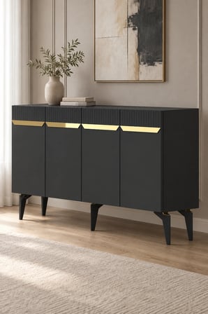 KA1544AG DUMA Konsol Antrasit-Gold 150cm