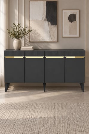 KA1544AG DUMA Konsol Antrasit-Gold 150cm