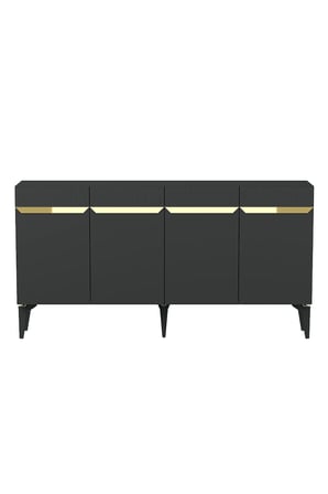 KA1544AG DUMA Konsol Antrasit-Gold 150cm