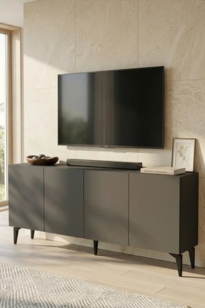 KA1809A LİPA Konsol ve TV Sehpası ANTRASİT 180CM