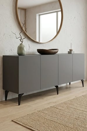 KA1809A LİPA Konsol ve TV Sehpası ANTRASİT 180CM