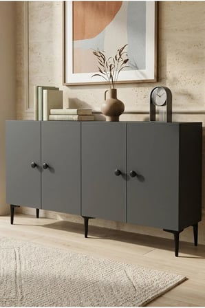 KA1818A PELLA Konsol ve TV Sehpası ANTRASİT 180CM