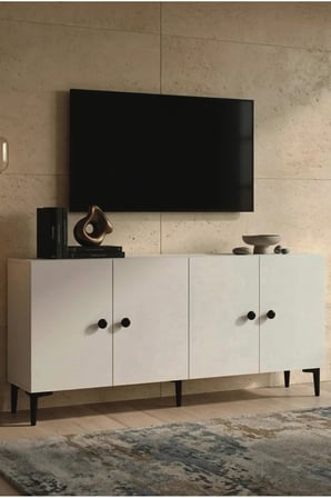 KA1818B PELLA Konsol ve TV Sehpası BEYAZ 180CM