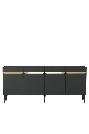 KA1844AG DUMA Konsol Antrasit-Gold 180cm