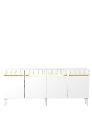 KA1844BG DUMA Konsol Beyaz-Gold 180cm