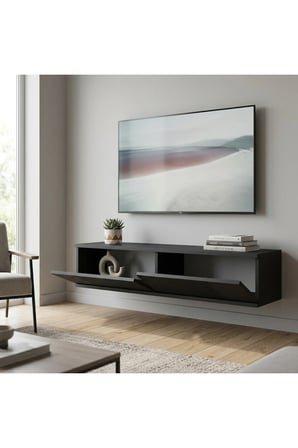 TDA1204A CORSA Duvara Montaj TV Sehpası ANTRASİT 120CM