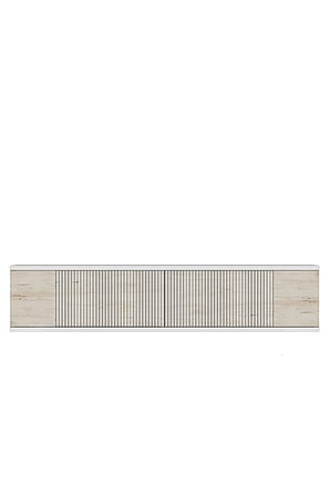 TDA1204BT CORSA Duvara Montaj TV Sehpası BEYAZ-TRAVERTEN 120CM