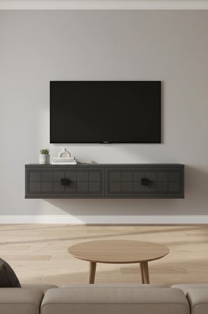 TDA1205A YUKA Duvara Montaj TV Sehpası ANTRASİT 120CM