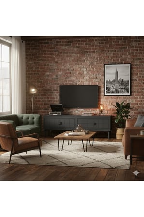TSA1201A YUKA TV Sehpası ANTRASİT 120CM
