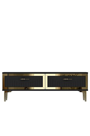 TSA1204AG TUNA Tv Sehpası Antrasit-Gold 120cm