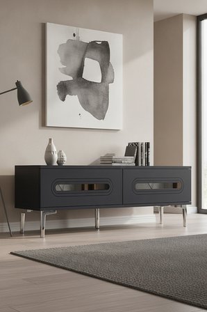 TSA1220AS RANY Tv Sehpası Antrasit-Silver 120cm