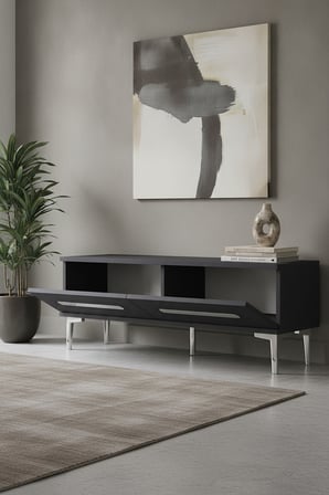 TSA1220AS RANY Tv Sehpası Antrasit-Silver 120cm