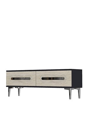 TSA1220ATS RANY Tv Sehpası Antrasit-Traverten-Silver 120cm