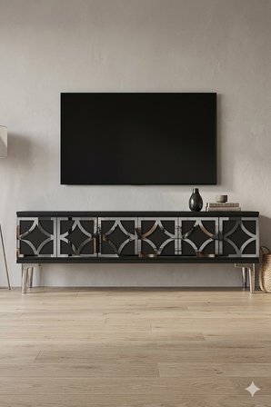 TSA1237AS LEM Tv Sehpası Antrasit-Silver 120cm