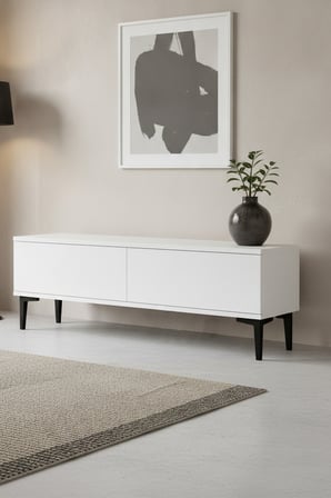 TSA1299B APLOS Tv Sehpası Beyaz 120cm