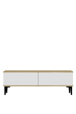 TSA1299DB APLOS Tv Sehpası Safirmeşe-Beyaz 120cm