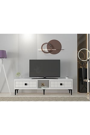 TSA1501B YUKA TV Sehpası BEYAZ 150CM
