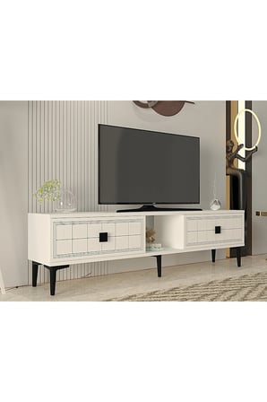 TSA1501B YUKA TV Sehpası BEYAZ 150CM