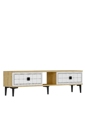 TSA1501DB YUKA TV Sehpası SAFİRMEŞE-BEYAZ 150CM