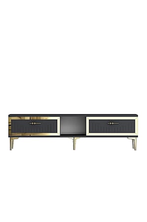 TSA1503AG TUNA TV Sehpası ANTRASİT-GOLD 150CM