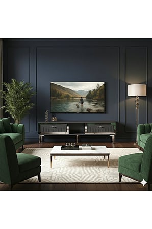 TSA1503AS TUNA TV Sehpası ANTRASİT-SILVER 150CM