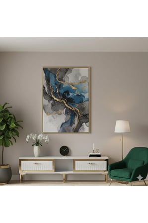TSA1503BG TUNA TV Sehpası BEYAZ-GOLD 150CM