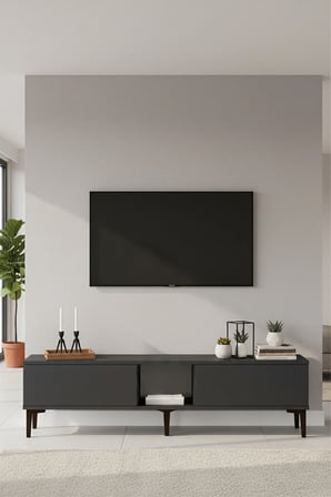 TSA1599A APLOS TV Sehpası ANTRASİT 150CM