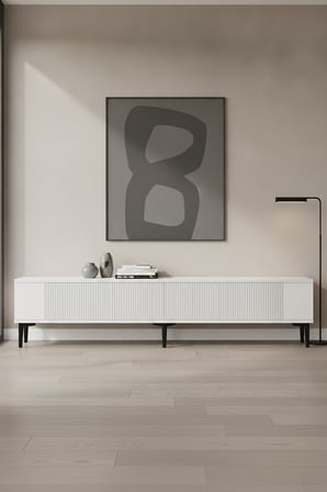 TSA1803B CORSA Tv Sehpası Beyaz 180cm
