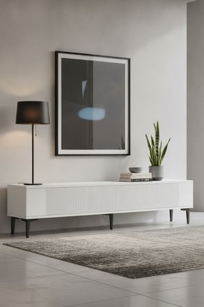 TSA1803B CORSA Tv Sehpası Beyaz 180cm
