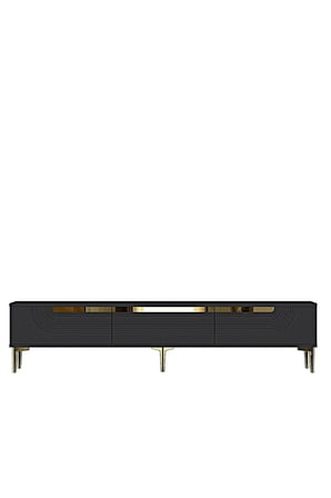 TSA1805AG MEYRA TV Sehpası ANTRASİT-GOLD 180CM