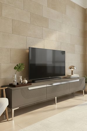 TSA1805AS MEYRA TV Sehpası ANTRASİT-SILVER 180CM