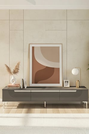 TSA1805AS MEYRA TV Sehpası ANTRASİT-SILVER 180CM