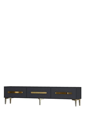 TSA1806AG RANY TV Sehpası ANTRASİT-GOLD 180CM