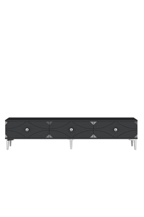TSA1897AS ALFA Tv Sehpası Antrasit-Silver 180cm
