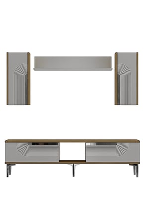 TVR1502DBS MEYRA TV Ünitesi Takımı SAFİRMEŞE-BEYAZ-SILVER 150CM
