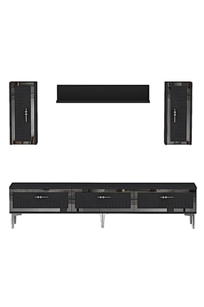 TVR1801AS TUNA TV Ünitesi Takımı ANTRASİT-SILVER 180CM