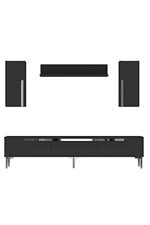 TVR1803AS MEYRA TV Ünitesi Takımı ANTRASİT-SILVER 180CM