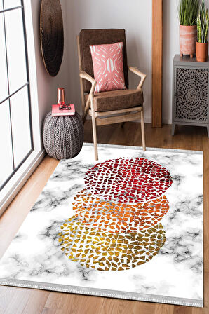 Homier Cotton Kalitesi Yıkanabilir Kaymaz Taban Antibakteriyel Kilim Ve Yolluk H-MD-0040A