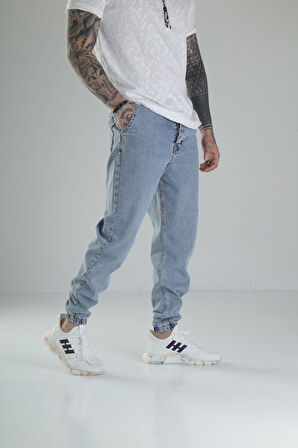 Buz Mavisi Jogger Kot Pantolon