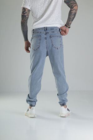 Buz Mavisi Jogger Kot Pantolon