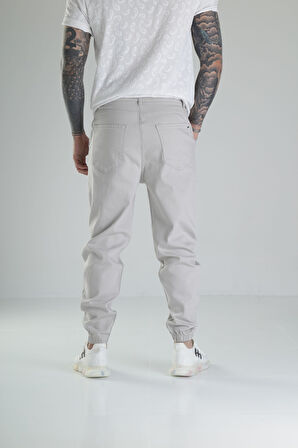 Gri Kot Jogger Pantolon