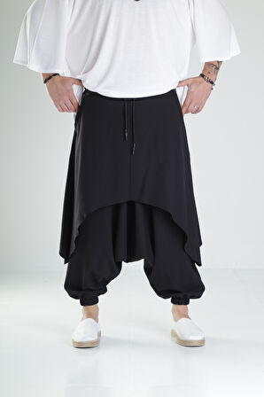 Oversize Şalvarlı Samurai Pantolon